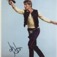 HARRISSON FORD Acteur américain, a joué le rôle de Han Solo dans la trilogie originel de Georges LUCAS, STAR WARS Photo avec signature originale vendu